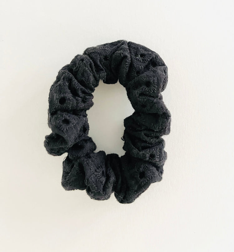 Cotton Scrunchies Eyelet