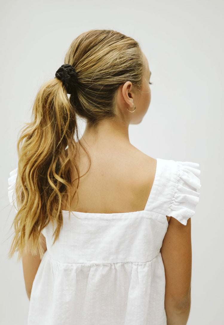 Cotton Scrunchies Eyelet