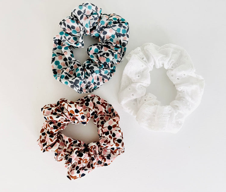 Cotton Scrunchies Multi