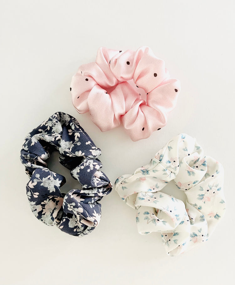 Silk Scrunchies Printed