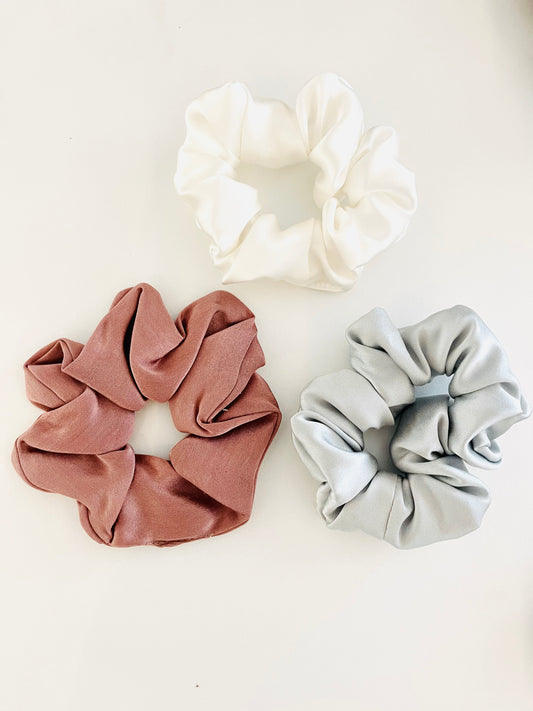 Silk Scrunchies Solids